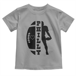 Philly Football Spirit Toddler T Shirt Proud Fan Humor Gift TS12 Sport Gray Print Your Wear