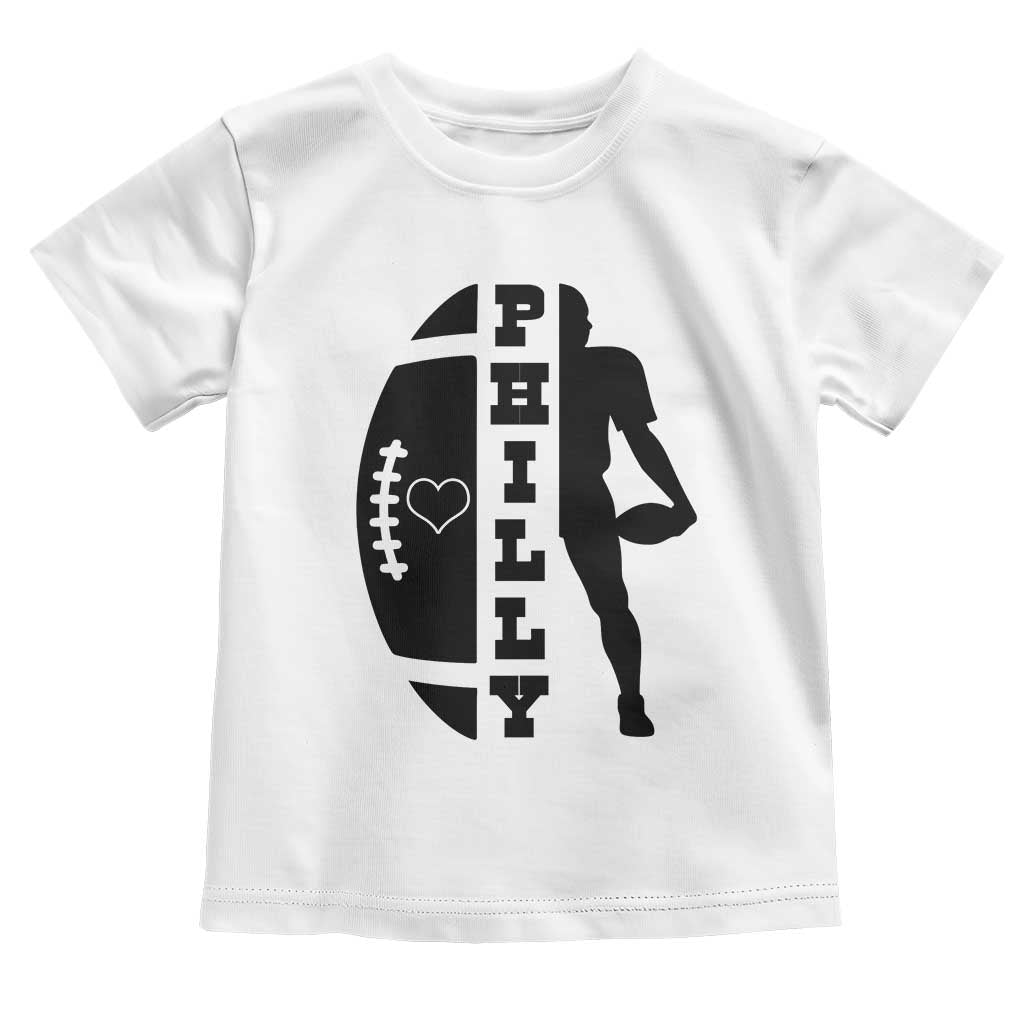 Philly Football Spirit Toddler T Shirt Proud Fan Humor Gift TS12 White Print Your Wear