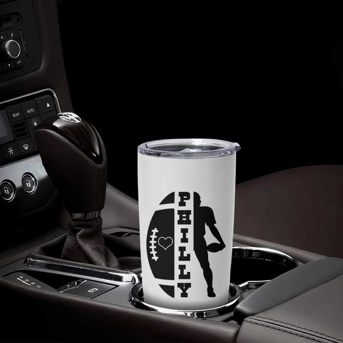 Philly Football Spirit Tumbler Cup Proud Fan Humor Gift TS12 Print Your Wear