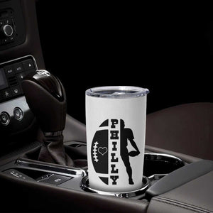 Philly Football Spirit Tumbler Cup Proud Fan Humor Gift TS12 Print Your Wear