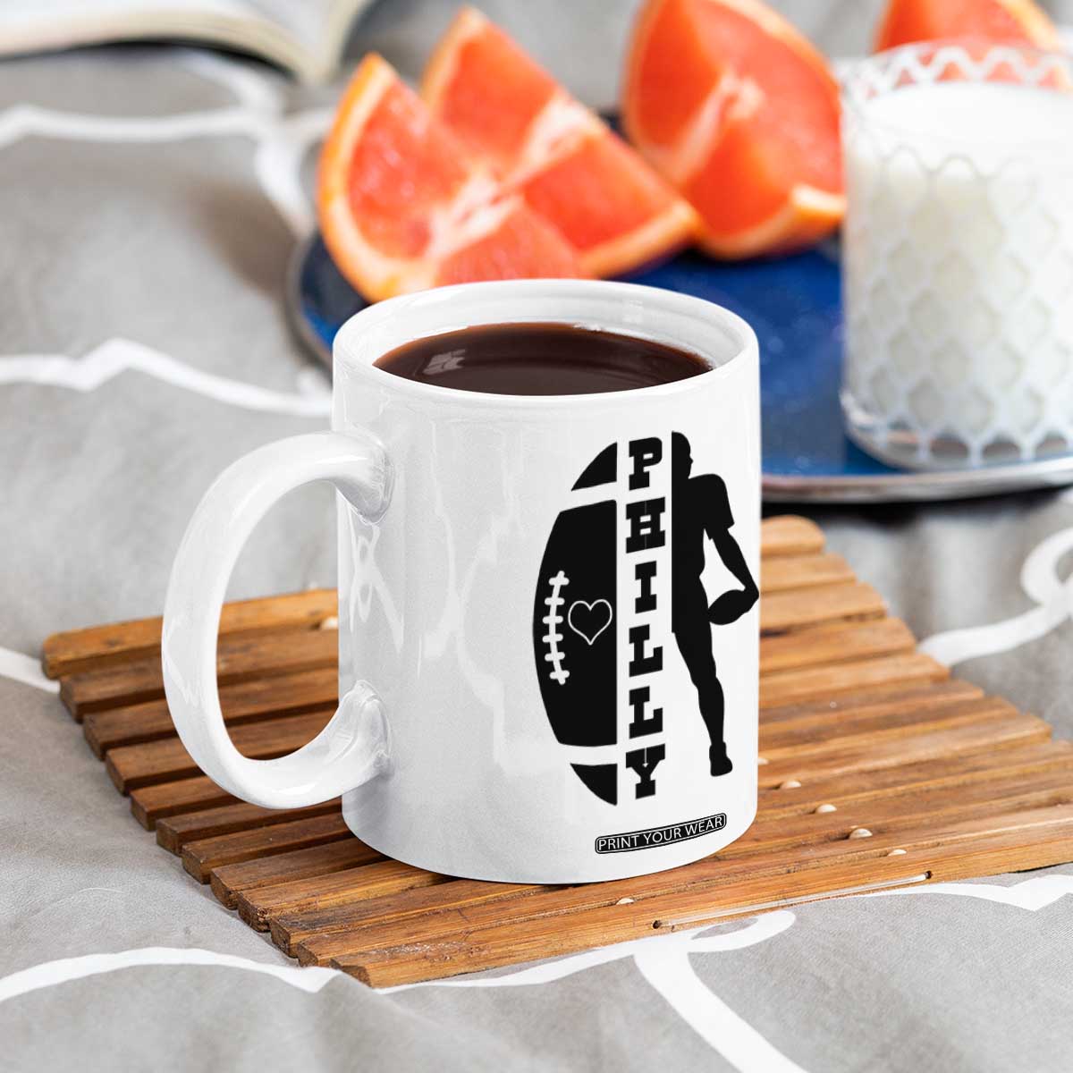 Philly Football Spirit Coffee Mug Proud Fan Humor Gift TS12 Print Your Wear