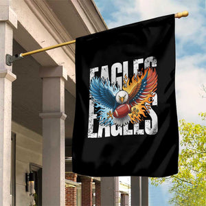 Eagles Football Garden Flag Patriotic Eagle American Flag Gift TS12 Print Your Wear