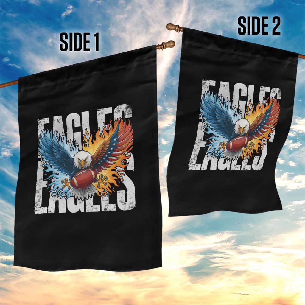 Eagles Football Garden Flag Patriotic Eagle American Flag Gift TS12 Print Your Wear