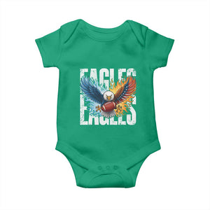EF Lover Patriotic Eagle American Flag Gift Baby Onesie TS12 Irish Green Print Your Wear