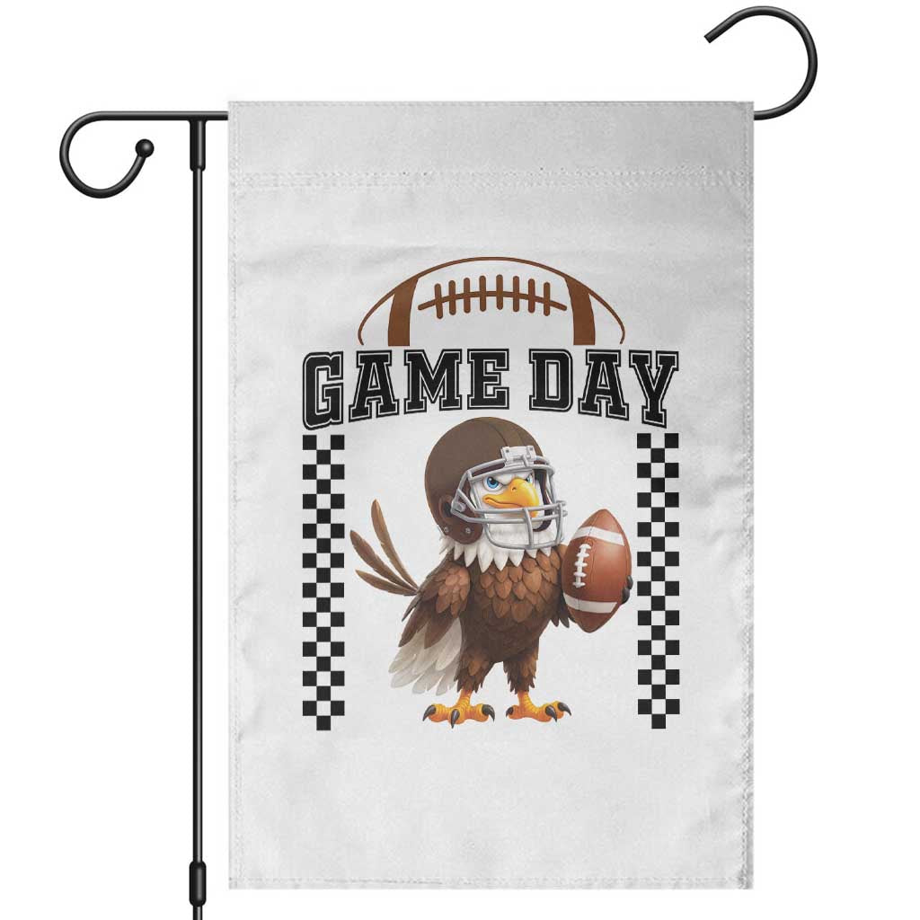 Eagle Football Garden Flag Game Day Humor Gift TS12 White Print Your Wear