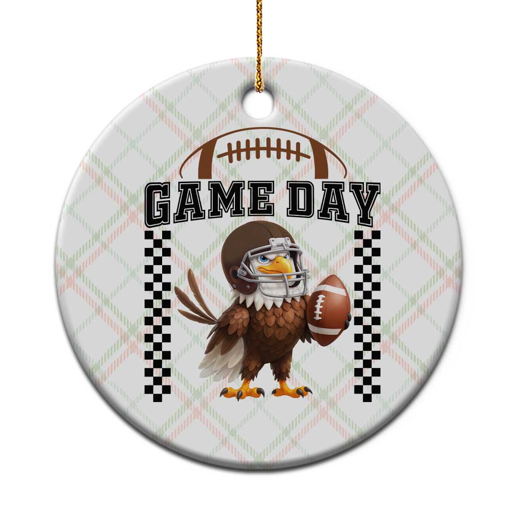 Funny EFF Game Day Humor Gift Ceramic Ornament TS12 1pc Christmas Plaid Print Your Wear