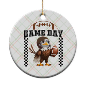 Eagle Football Ceramic Ornament Game Day Humor Gift TS12 1pc Christmas Plaid Print Your Wear