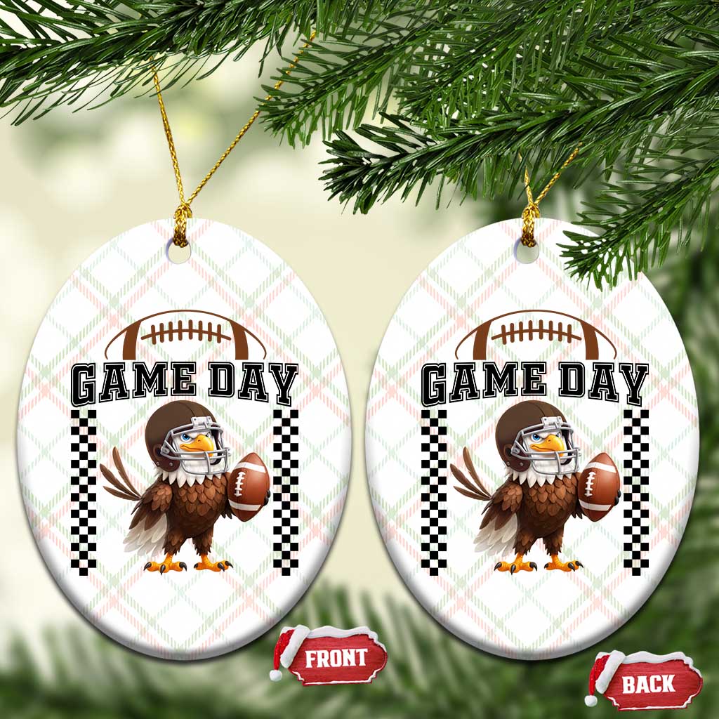 Eagle Football Ceramic Ornament Game Day Humor Gift TS12 Print Your Wear