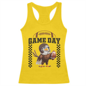 Eagle Football Racerback Tank Top Game Day Humor Gift - Print Your Wear