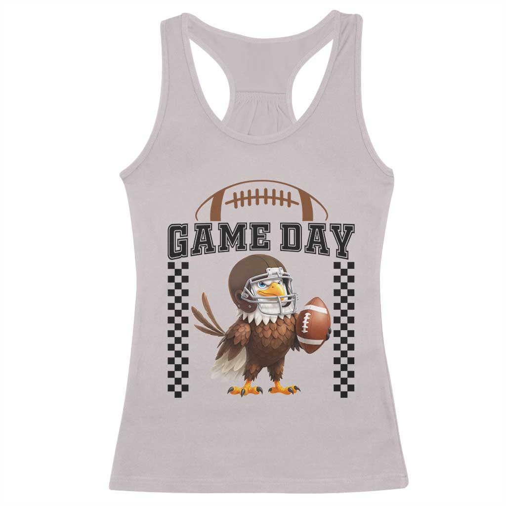 Funny EFF Game Day Humor Gift Racerback Tank Top TS12 Ice Gray Print Your Wear