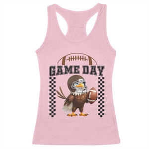 Eagle Football Racerback Tank Top Game Day Humor Gift - Print Your Wear