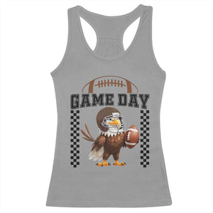 Eagle Football Racerback Tank Top Game Day Humor Gift - Print Your Wear