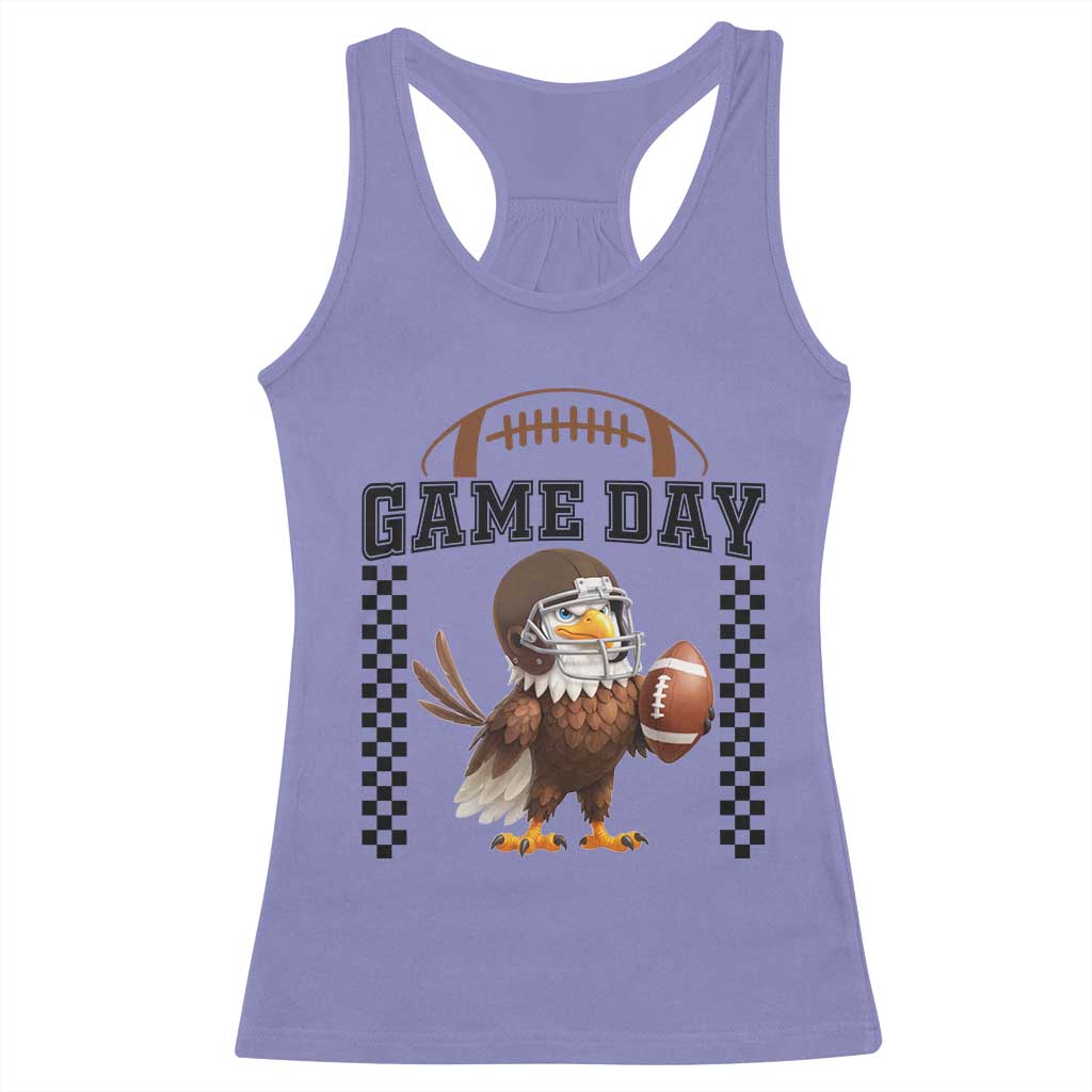 Funny EFF Game Day Humor Gift Racerback Tank Top TS12 Violet Print Your Wear