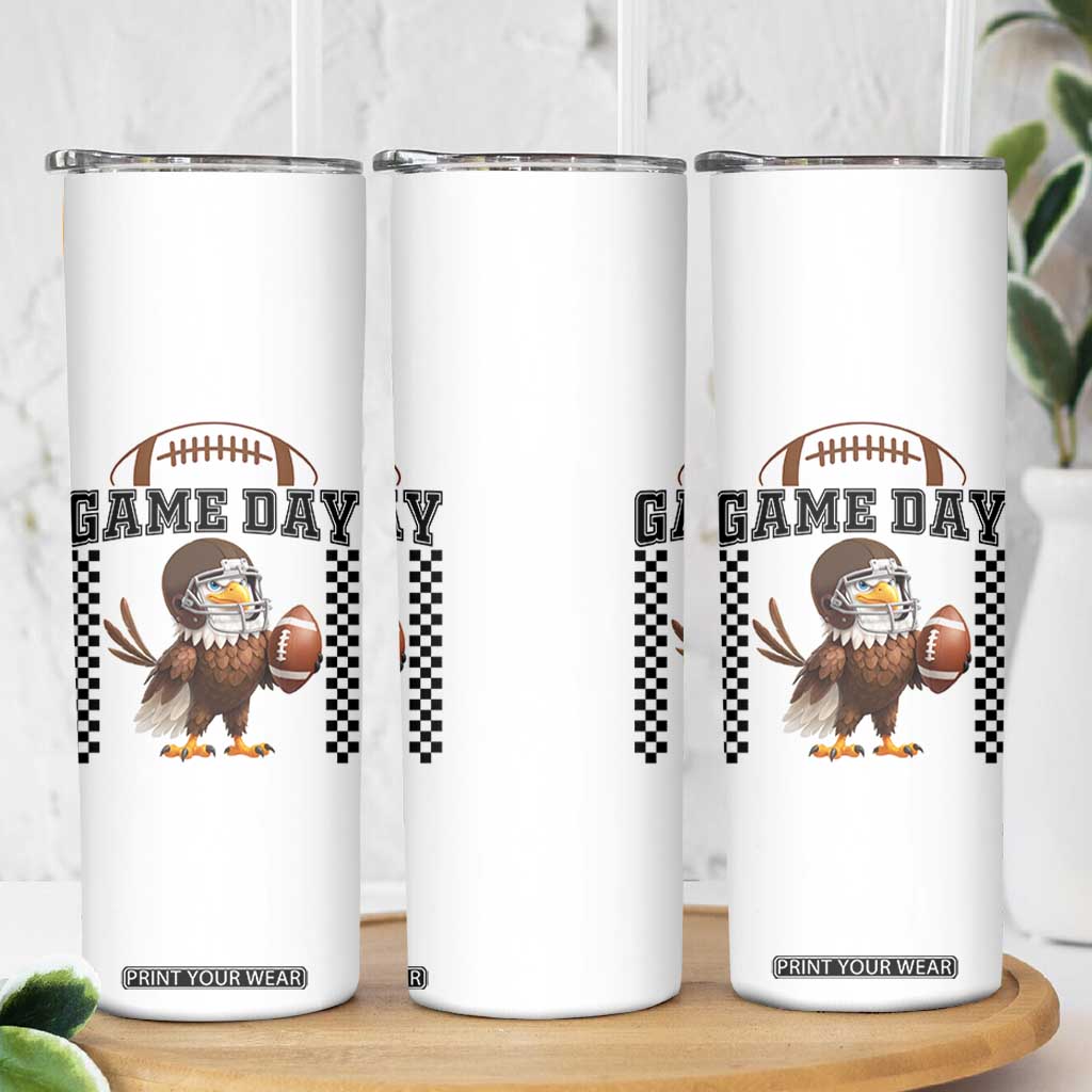 Eagle Football Skinny Tumbler Game Day Humor Gift TS12 Print Your Wear