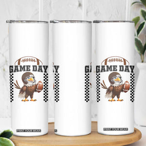 Eagle Football Skinny Tumbler Game Day Humor Gift TS12 Print Your Wear