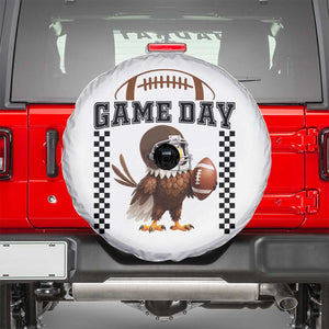 Eagle Football Spare Tire Cover Game Day Humor Gift TS12 White Print Your Wear