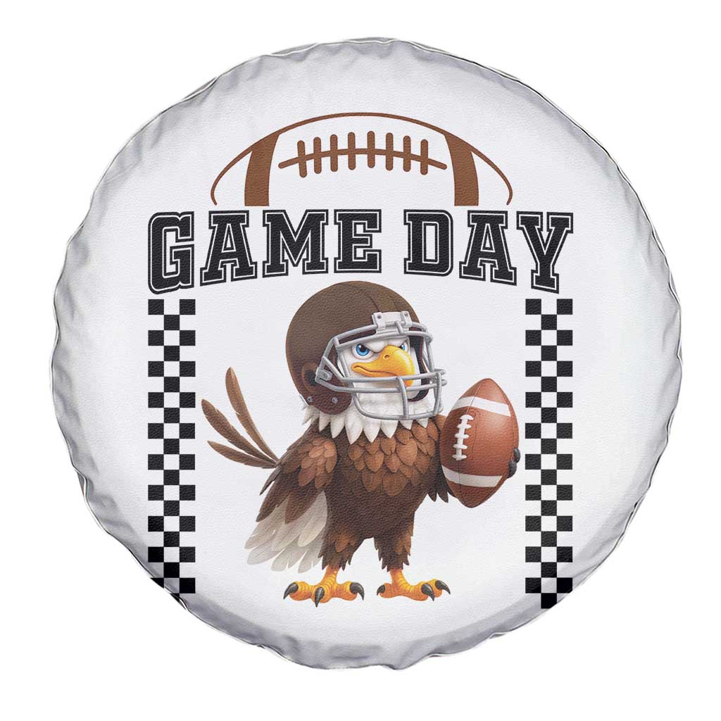 Eagle Football Spare Tire Cover Game Day Humor Gift TS12 Print Your Wear