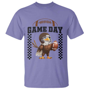 Eagle Football T Shirt Game Day Humor Gift TS12 Violet Print Your Wear