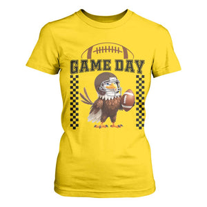 Eagle Football T Shirt For Women Game Day Humor Gift TS12 Daisy Print Your Wear