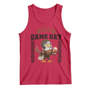 Eagle Football Tank Top Game Day Humor Gift TS12 Red Print Your Wear