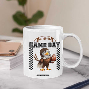 Eagle Football Coffee Mug Game Day Humor Gift TS12 Print Your Wear