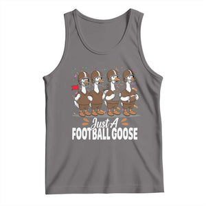 Just A Football Goose Tank Top Animal Sports Fan Gift TS12 Deep Heather Print Your Wear