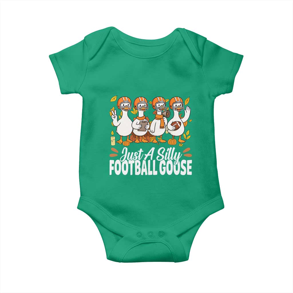 Just A Silly Football Baby Onesie Animal Sports Fan Gift TS12 Irish Green Print Your Wear