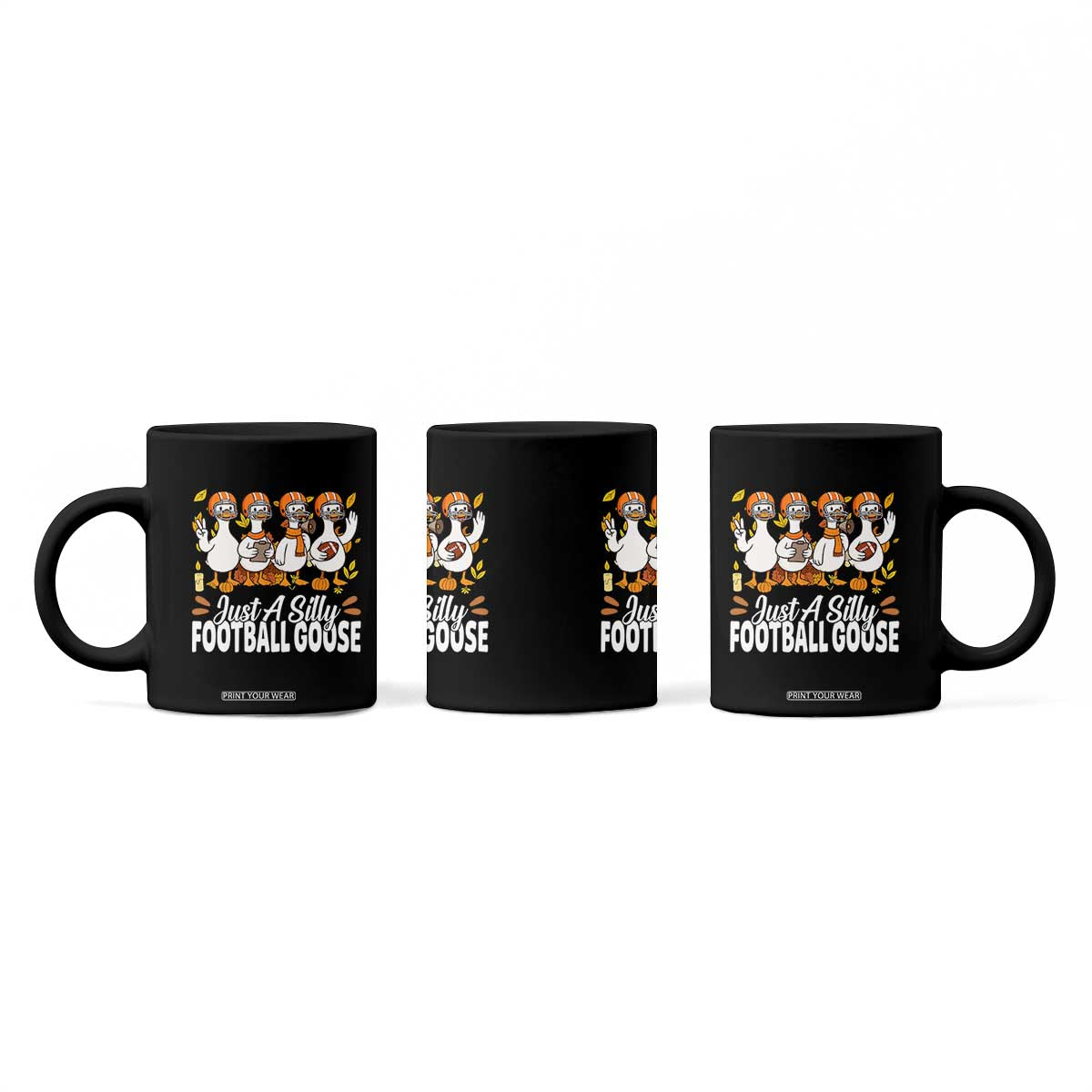Just A Silly Football Coffee Mug Animal Sports Fan Gift TS12 Print Your Wear