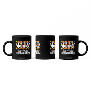 Just A Silly Football Coffee Mug Animal Sports Fan Gift TS12 Print Your Wear
