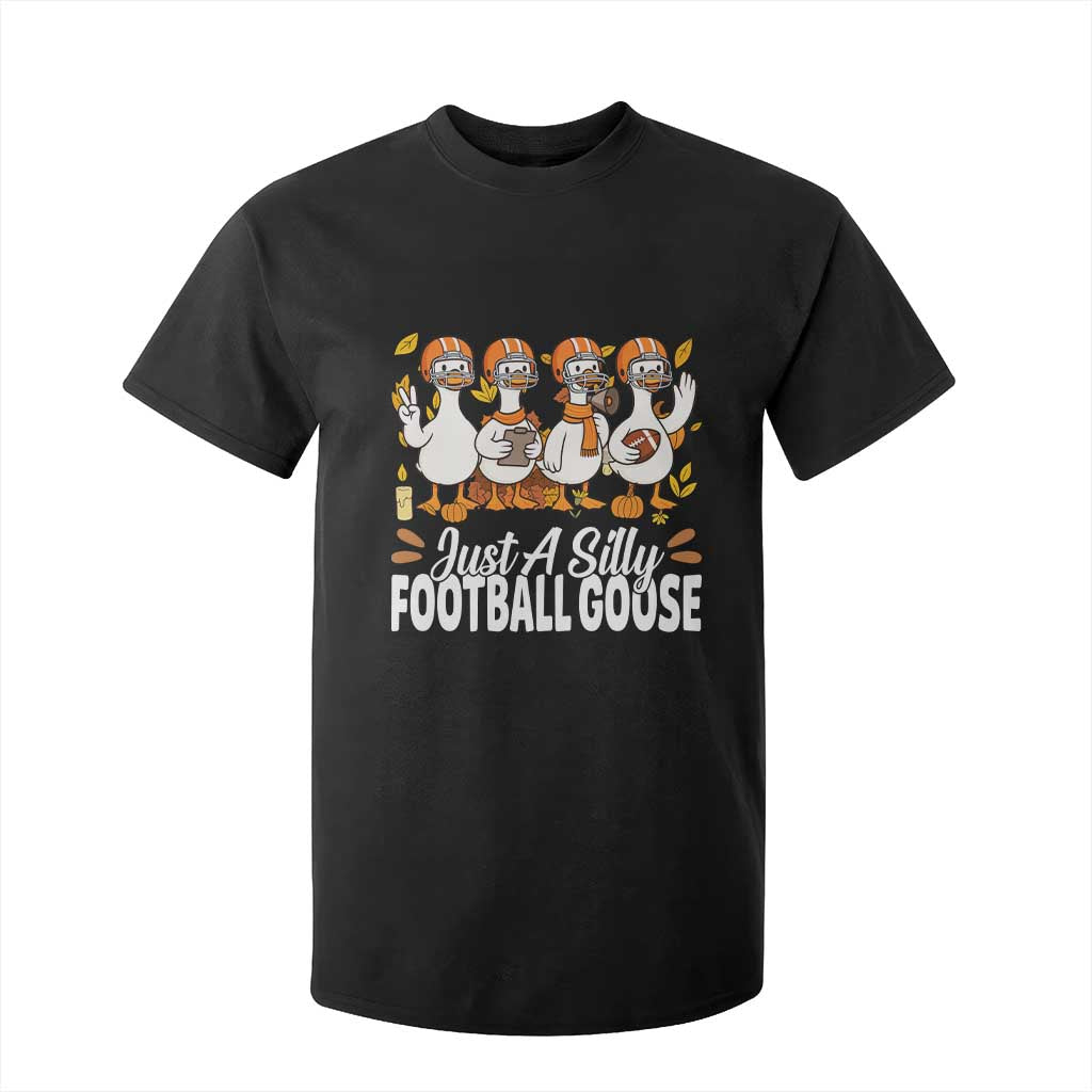 Just A Silly Football T Shirt For Kid Animal Sports Fan Gift TS12 Black Print Your Wear