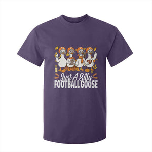 Just A Silly Football T Shirt For Kid Animal Sports Fan Gift TS12 Purple Print Your Wear