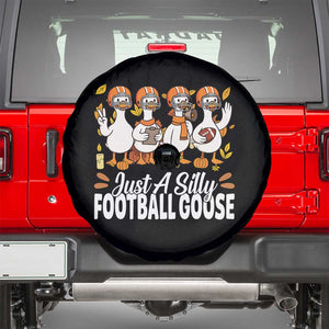 Just A Silly Football Spare Tire Cover Animal Sports Fan Gift TS12 Black Print Your Wear