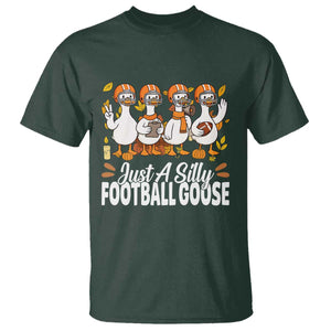 Just A Silly Football T Shirt Animal Sports Fan Gift TS12 Dark Forest Green Print Your Wear