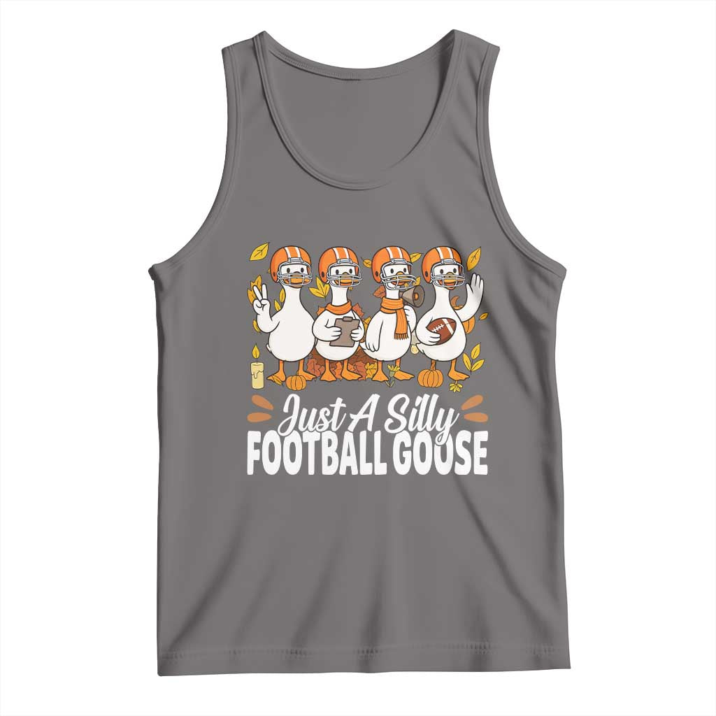 Just A Silly Football Tank Top Animal Sports Fan Gift TS12 Deep Heather Print Your Wear