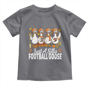Just A Silly Football Toddler T Shirt Animal Sports Fan Gift TS12 Charcoal Print Your Wear