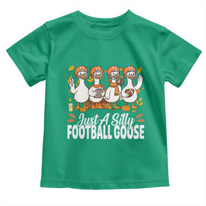 Just A Silly Football Toddler T Shirt Animal Sports Fan Gift TS12 Irish Green Print Your Wear