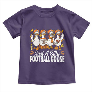 Just A Silly Football Toddler T Shirt Animal Sports Fan Gift TS12 Purple Print Your Wear