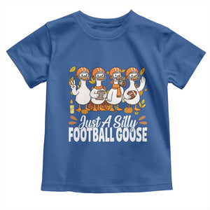 Just A Silly Football Toddler T Shirt Animal Sports Fan Gift TS12 Royal Blue Print Your Wear