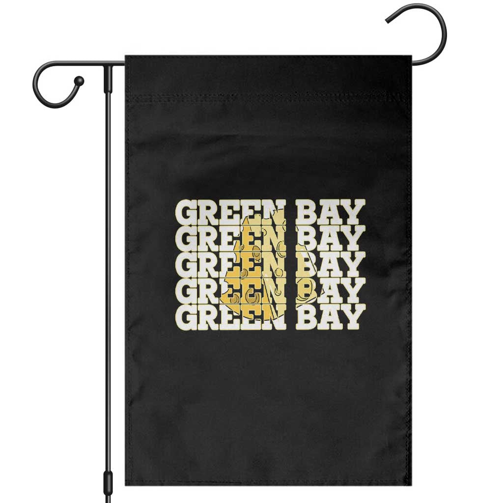 Green Bay Football Fan Cheese Lover Garden Flag Supporter Gift Idea TS12 Black Print Your Wear