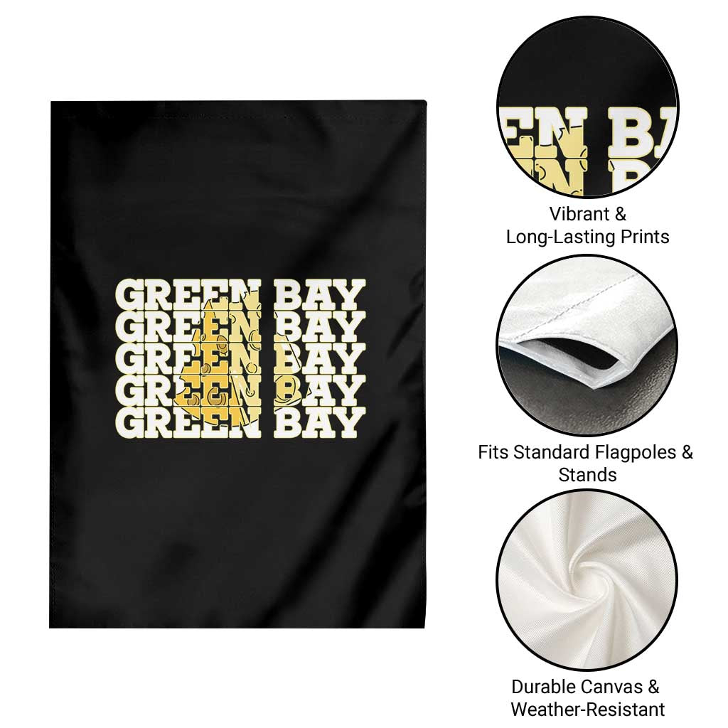 Green Bay Football Fan Cheese Lover Garden Flag Supporter Gift Idea TS12 Print Your Wear