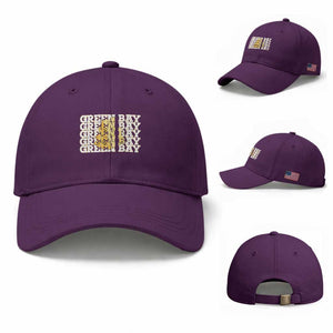 GFF Cheese Lover Baseball Cap Supporter Gift Idea TS12 Baseball Cap Universal Fit Purple Print Your Wear