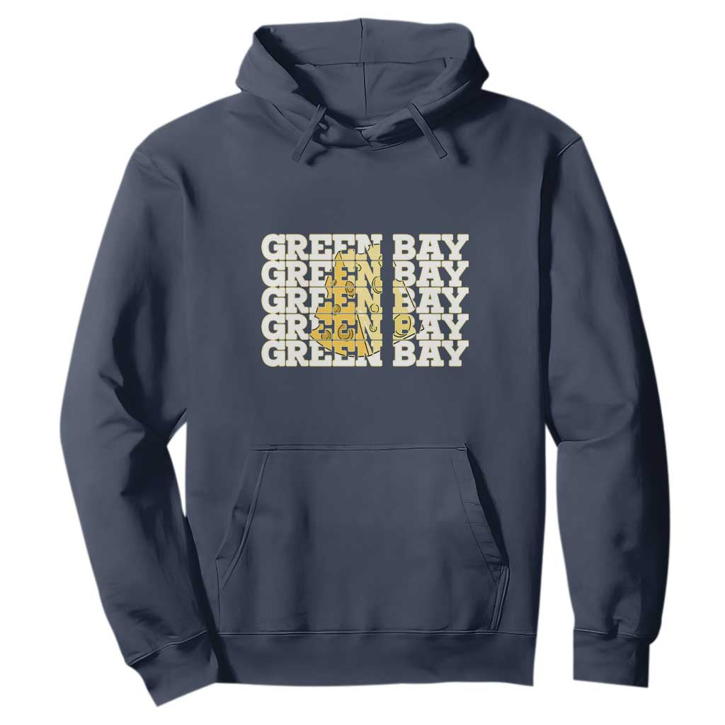 Green Bay Football Fan Cheese Lover Hoodie Supporter Gift Idea TS12 Navy Print Your Wear