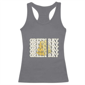 Green Bay Football Fan Cheese Lover Racerback Tank Top Supporter Gift Idea - Print Your Wear