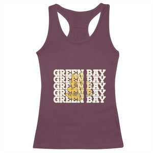 Green Bay Football Fan Cheese Lover Racerback Tank Top Supporter Gift Idea - Print Your Wear