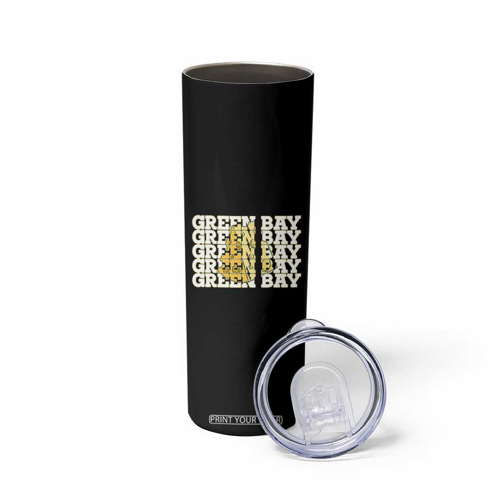 Green Bay Football Fan Cheese Lover Skinny Tumbler Supporter Gift Idea TS12 Print Your Wear