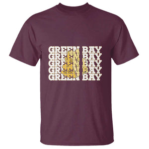 Green Bay Football Fan Cheese Lover T Shirt Supporter Gift Idea TS12 Maroon Print Your Wear