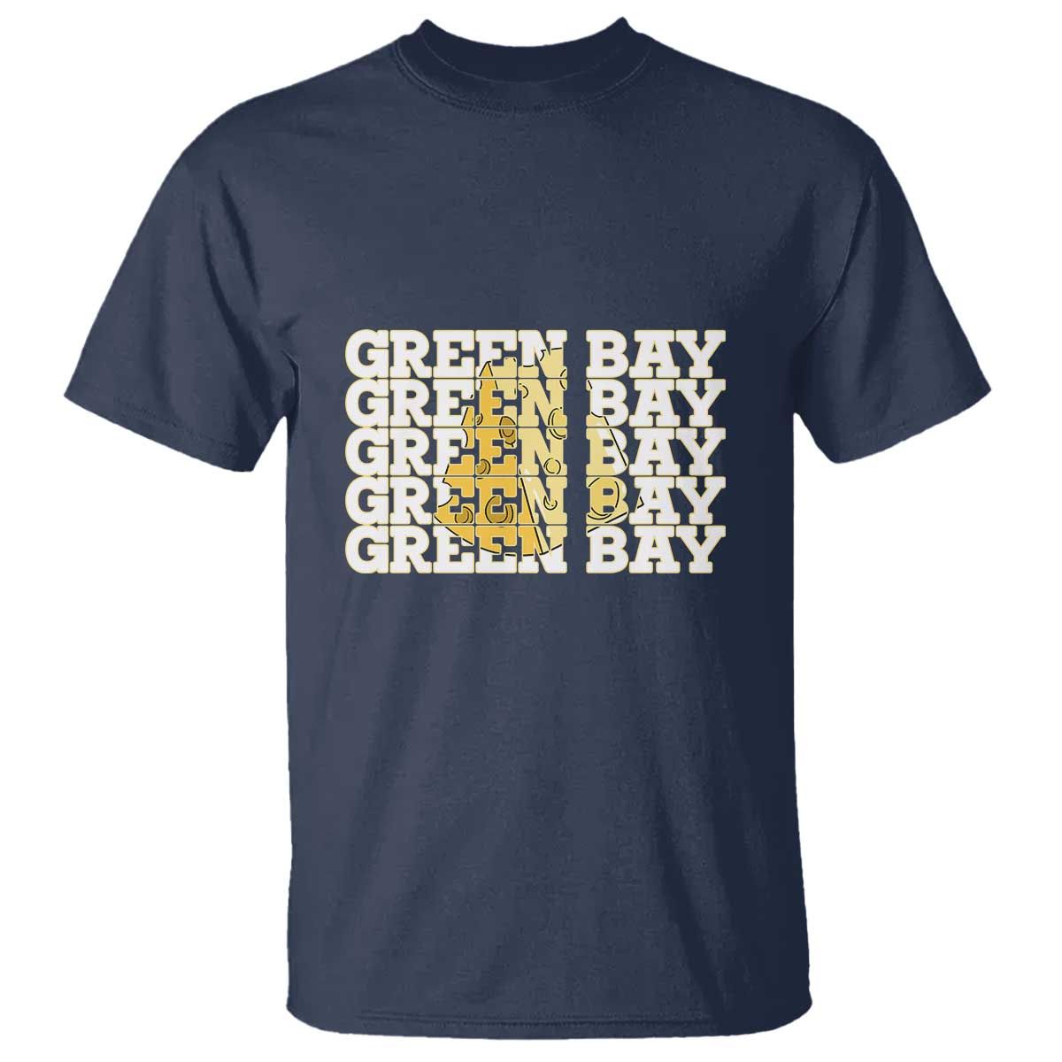 Green Bay Football Fan Cheese Lover T Shirt Supporter Gift Idea TS12 Navy Print Your Wear