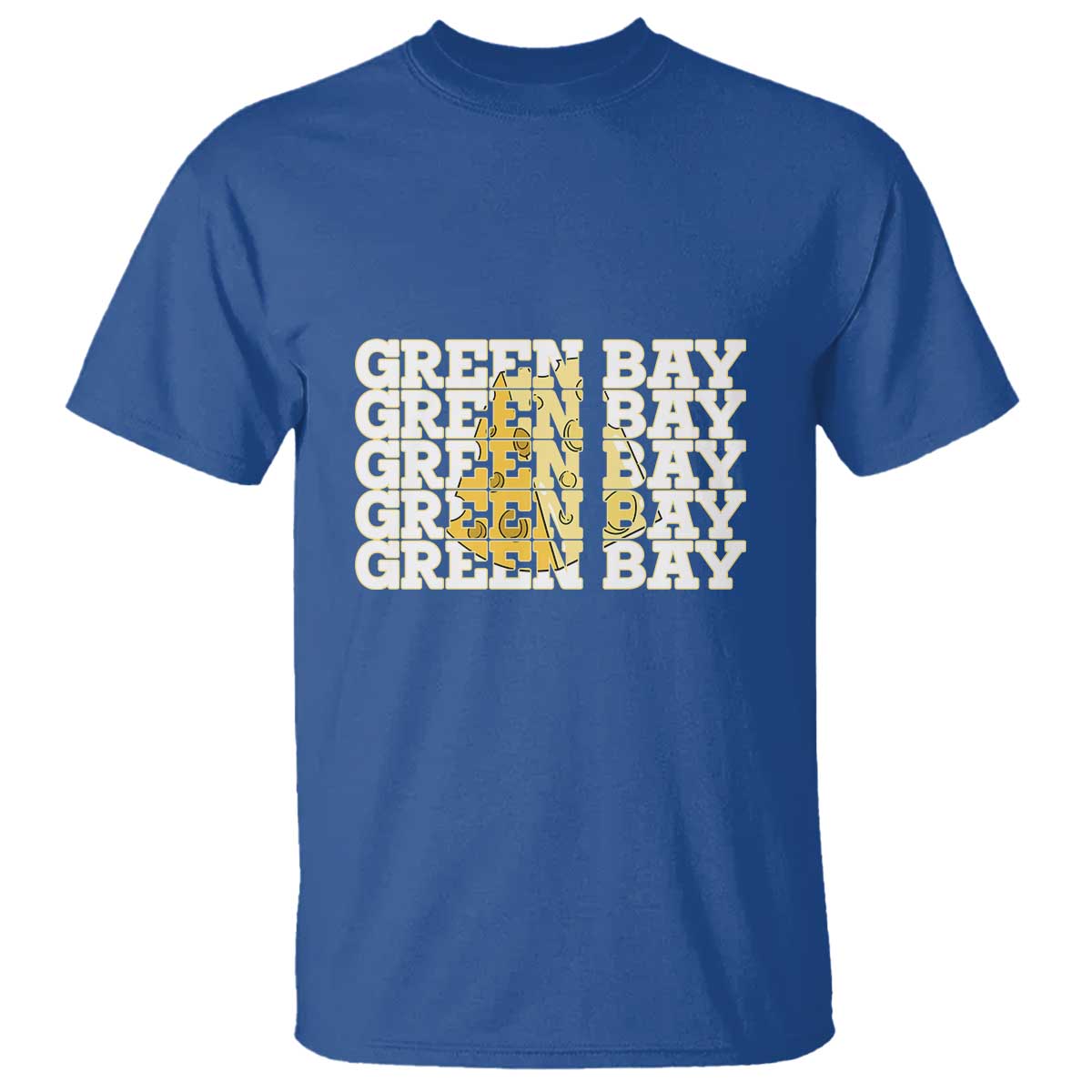 Green Bay Football Fan Cheese Lover T Shirt Supporter Gift Idea TS12 Royal Blue Print Your Wear