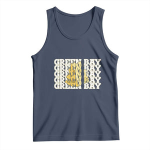 Green Bay Football Fan Cheese Lover Tank Top Supporter Gift Idea TS12 Navy Print Your Wear