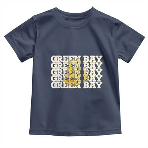 Green Bay Football Fan Cheese Lover Toddler T Shirt Supporter Gift Idea TS12 Navy Print Your Wear